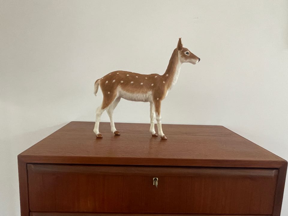 Vintage Hertje. Unieke Mini Ree. Zeldzaam Leuk Woondecoratie image 4
