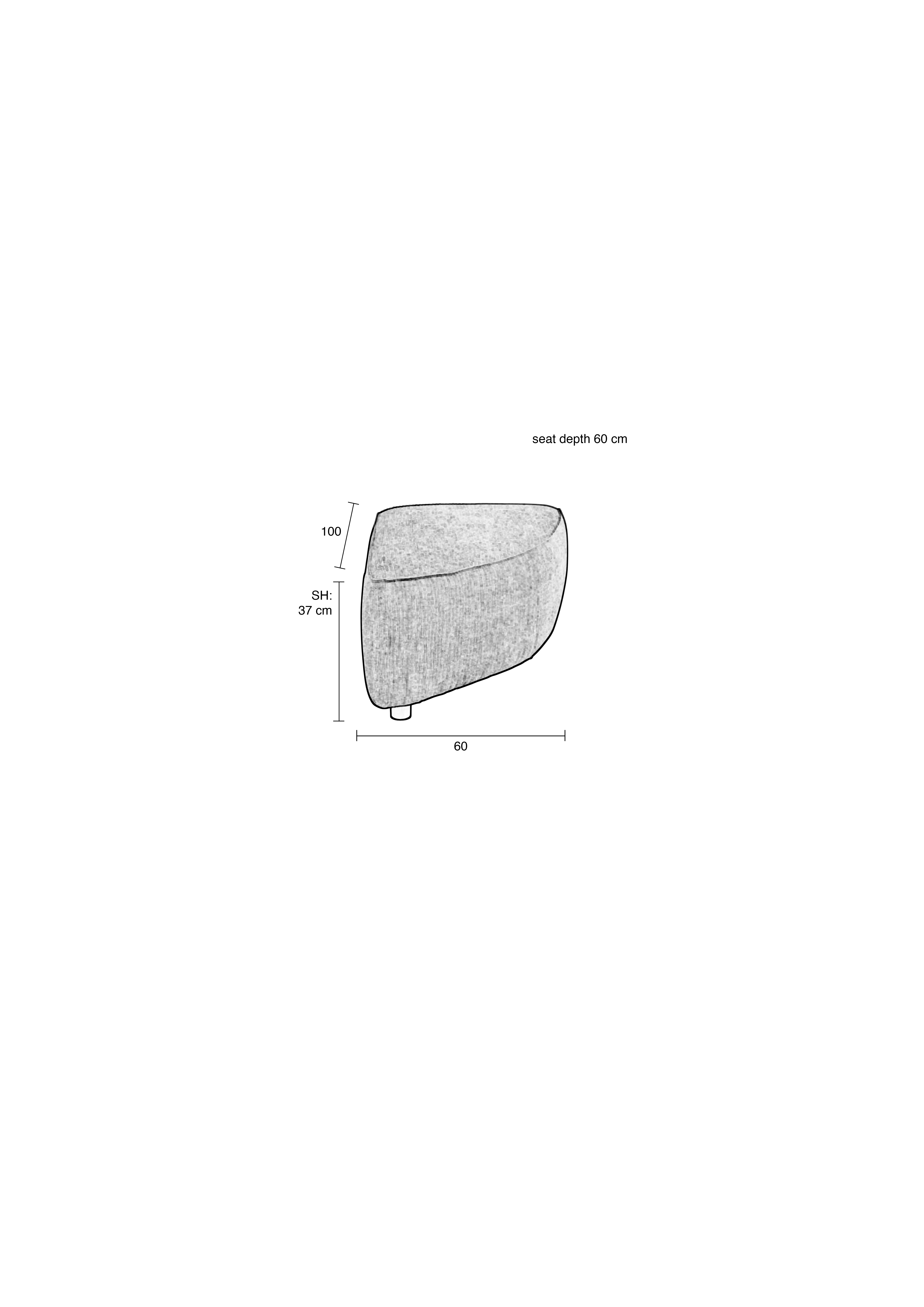Zuiver Hunter Bank Element Rond Hoek Rechts Forest image 8