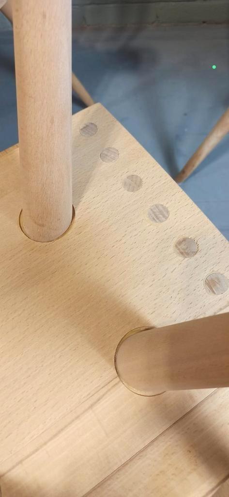 Set Van 5 Deens Design 'mikado' Stoelen, Kvist image 11