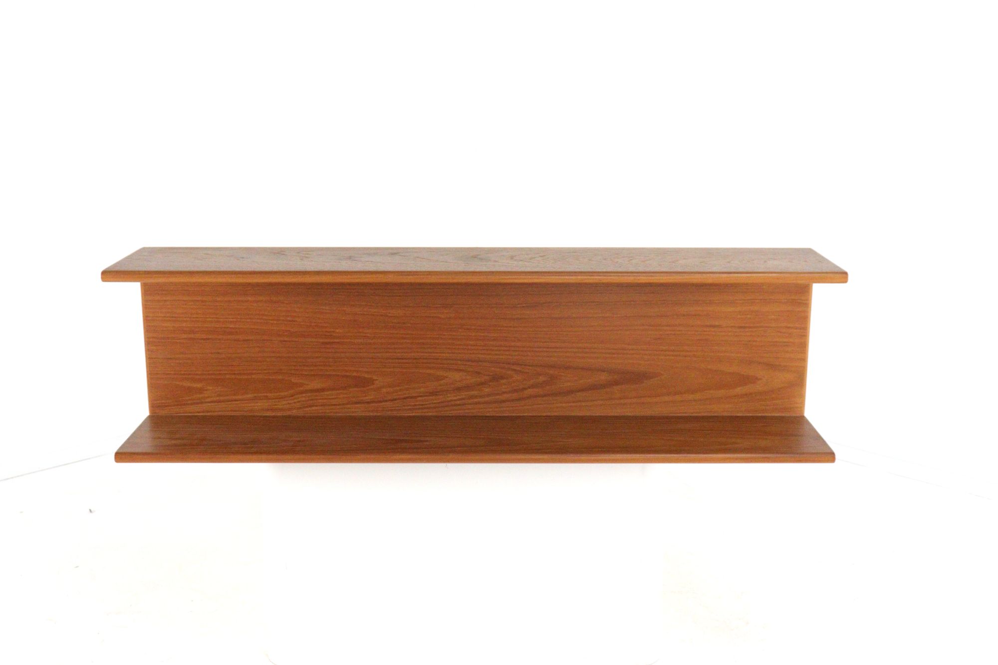 Deens Massief Teak Wandplank Vintage image 9