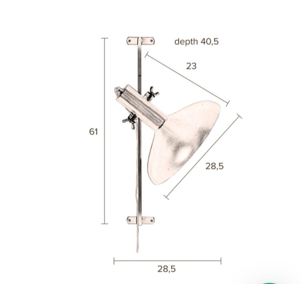 DUTCHBONE Verstelbare Wandlamp image 3