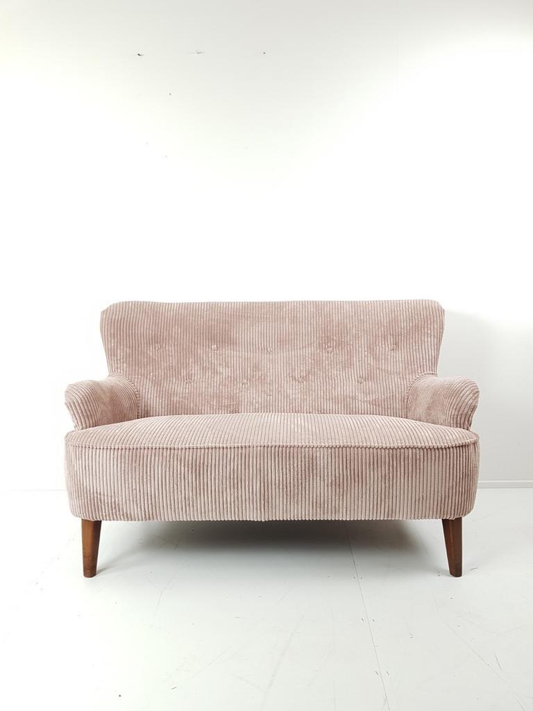 Artifort Theo Ruth Tweezits Bank Roze Nieuw Gestoffeerd image 7