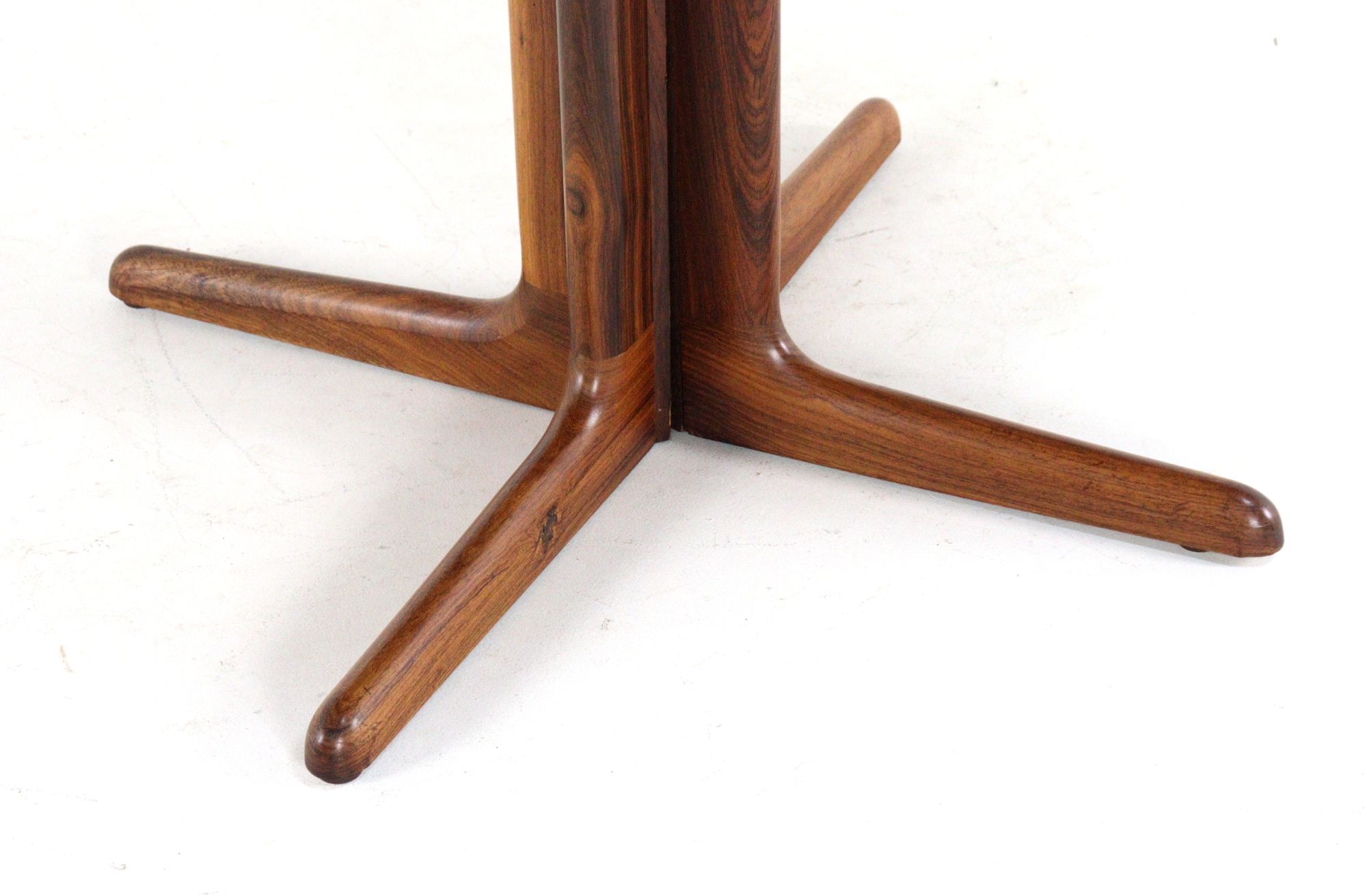 dyrlund Palissander Ronde 2x Verlengbare Tafel Eettafel Deens Vintage image 3