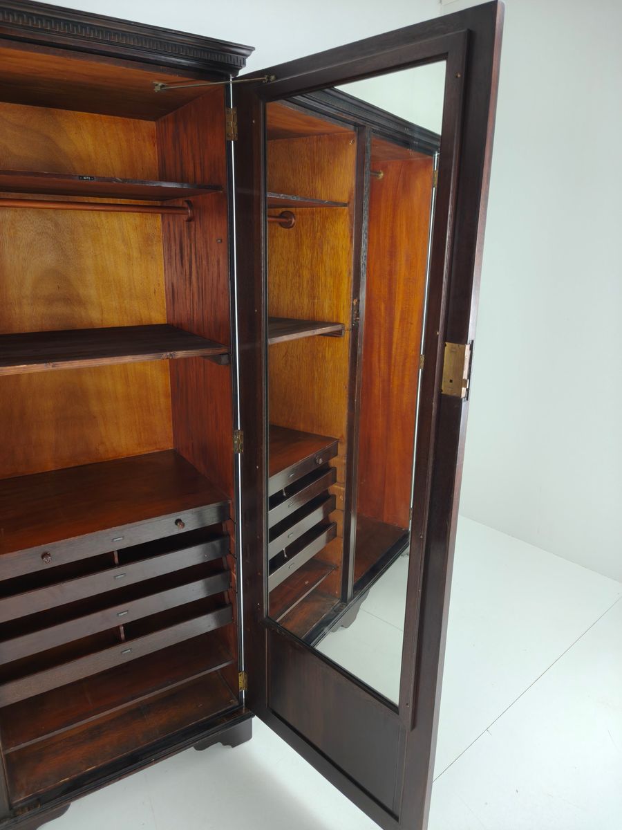 Art Deco Mahoniehouten Garderobekast Voor Dames Van Waring & Gillow – Ca. 1920 image 16