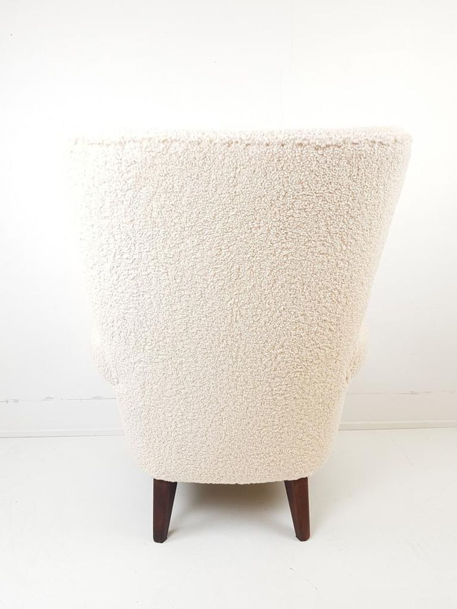 Artifort Fauteuil Theo Ruth Heren Model | Teddy Stof Crème image 5