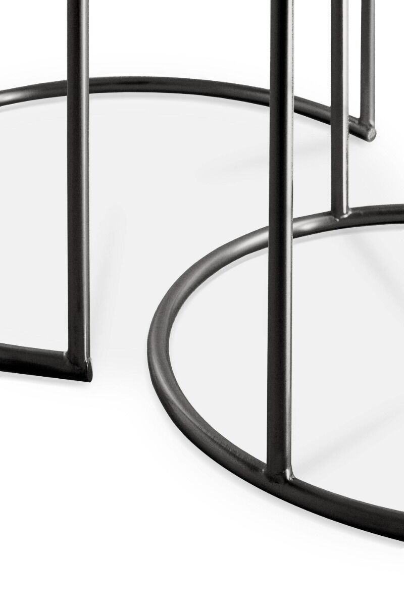 Set Ronde Salontafels Van Ethnicraft image 3