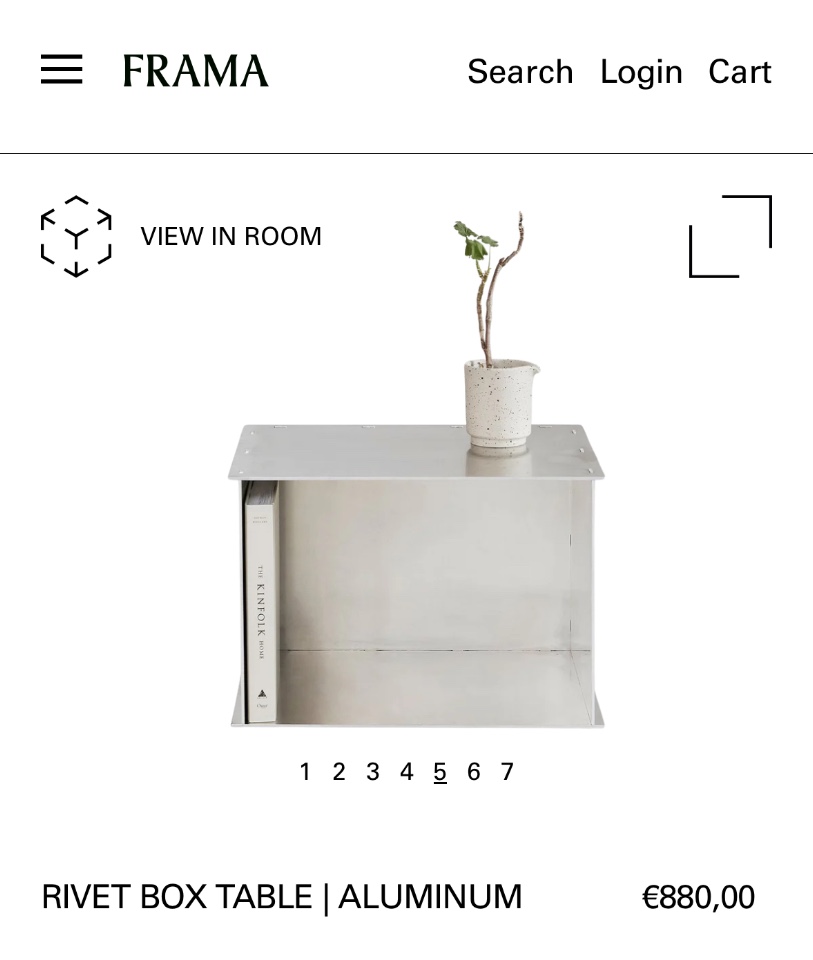 Frama Cph Rivet Side Table Rrp image 3