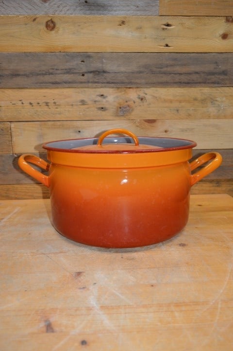 Emaille Pan Met Deksel image 3
