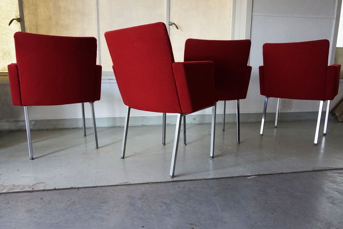 Armstoelen Van Hein Salomonson Voor Ap Originals, Set Van 4 - Moet Hergestoffeerd image 6