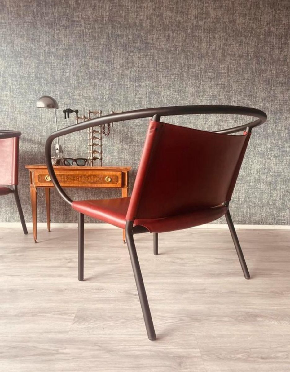 2x Danish Design- Afteroom Lounge Chair, Cognac Leather, Menu image 22