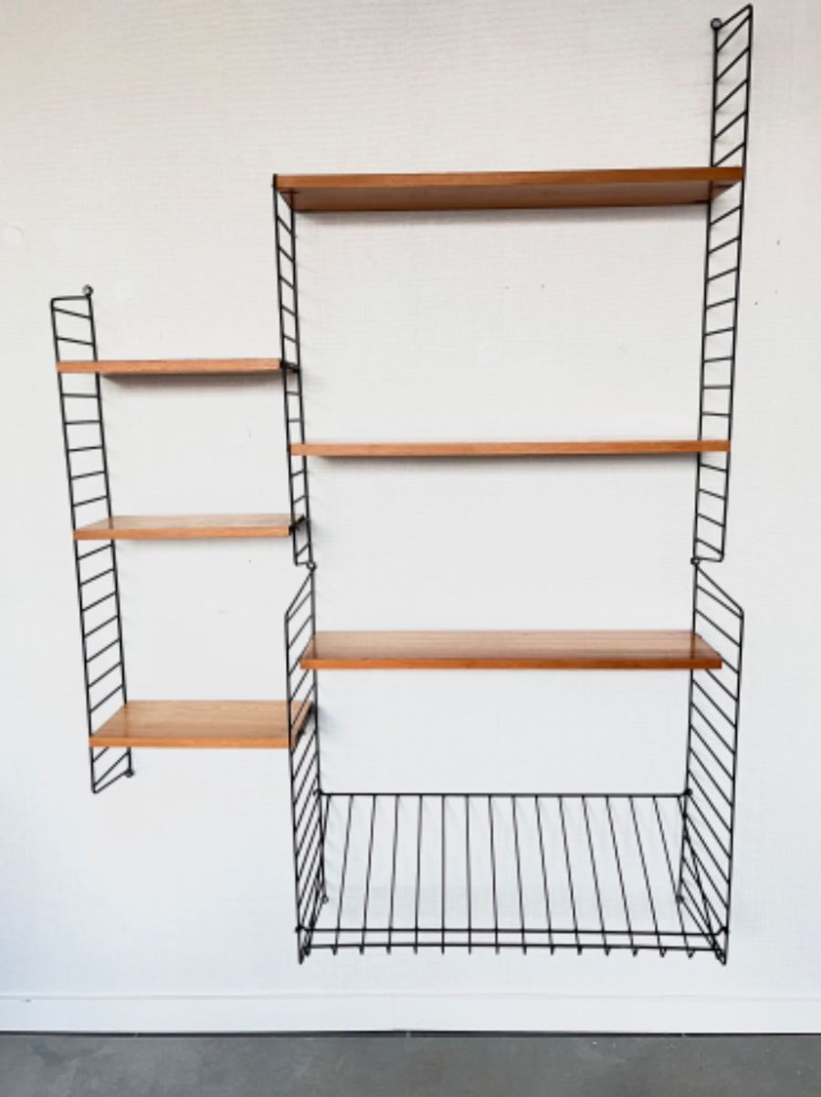 Wandmeubel Nisse Strinning Voor String Furniture, Denemarken 1960 image 5