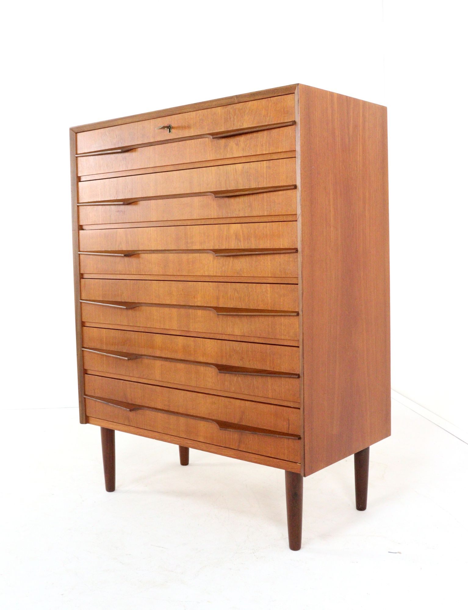Vintage Hoge Ladekast 'olsted' Deens Design image 13