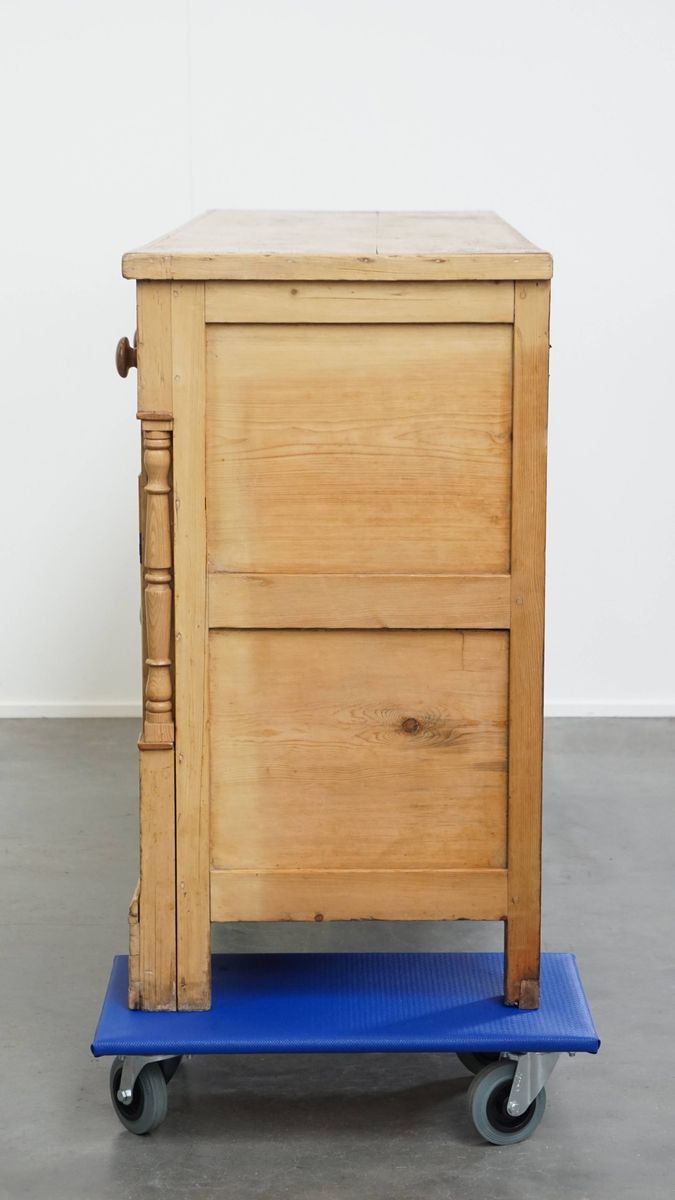 Geweldig Antiek Engels Dressoir/ Side Table/ Balie/ Kookeiland Uit Begin 19e Eeuw image 5