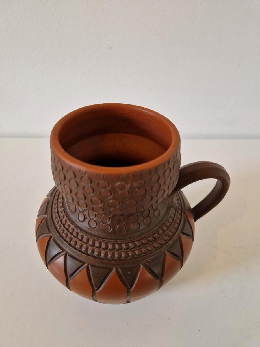 Vintage Vaas Terracotta Vaas Jaren 70 image 5