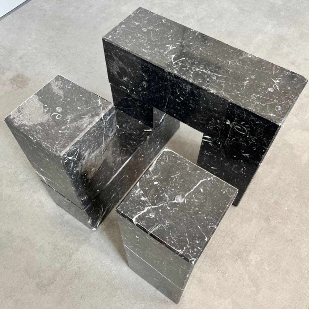 Vintage Modular Coffee Table Marble Glass Italy ‘70 image 16