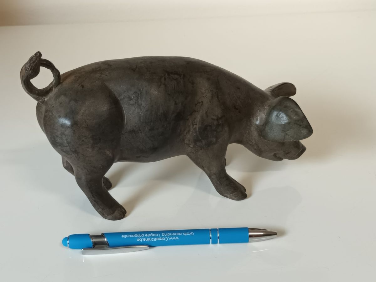 Bronzen Cochon Femelle Pierre Chenet image 9