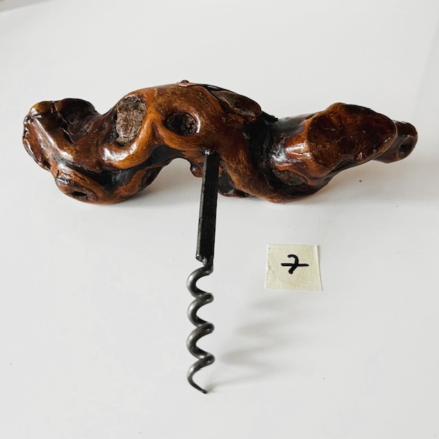 Vintage Franse Bernard Siret Kurkentrekker 7 Wortelhout Wijnstok 1930’s image 5