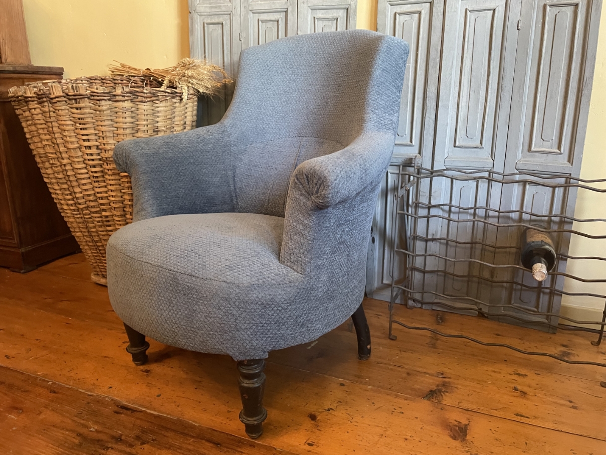 Fauteuil Damesstoel Stoel Biedermeier 1880 Frans Antiek image 11