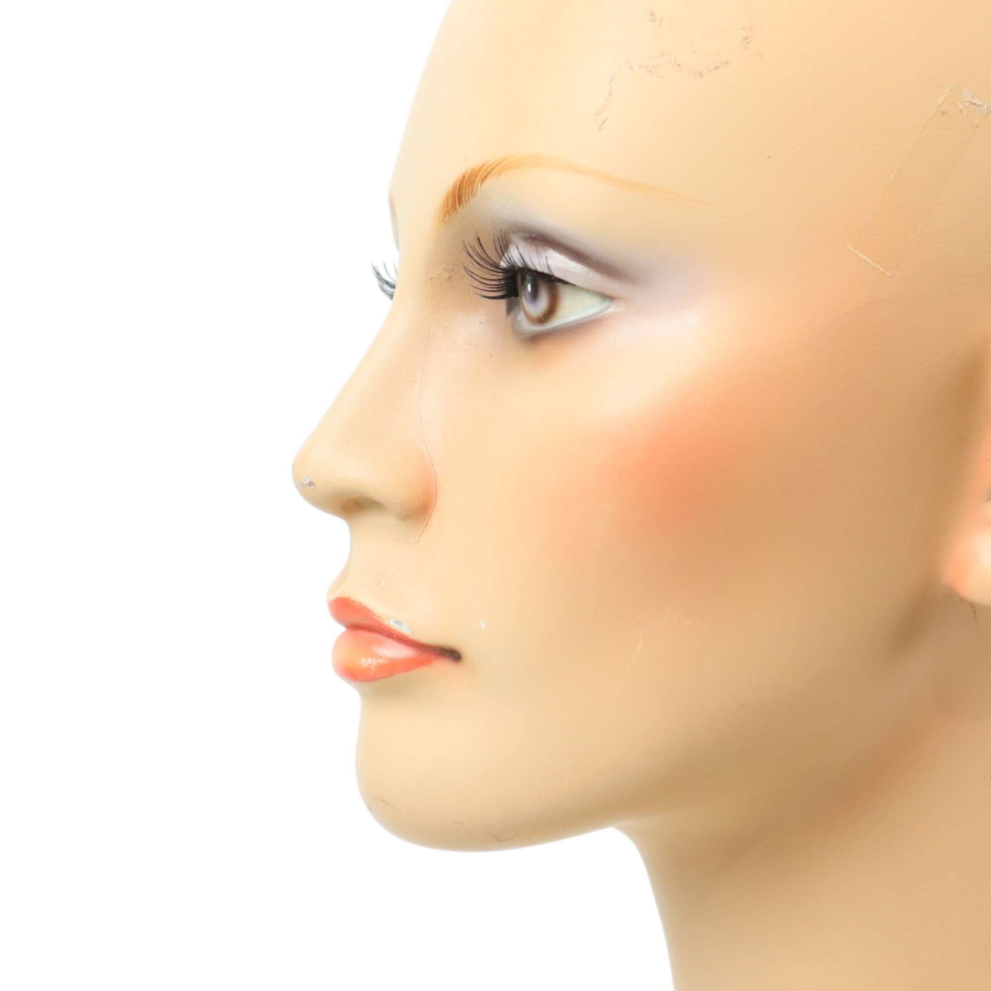 Vintage Mannequin Etalage Hoofd Buste Vrouw Paspop 52cm image 8