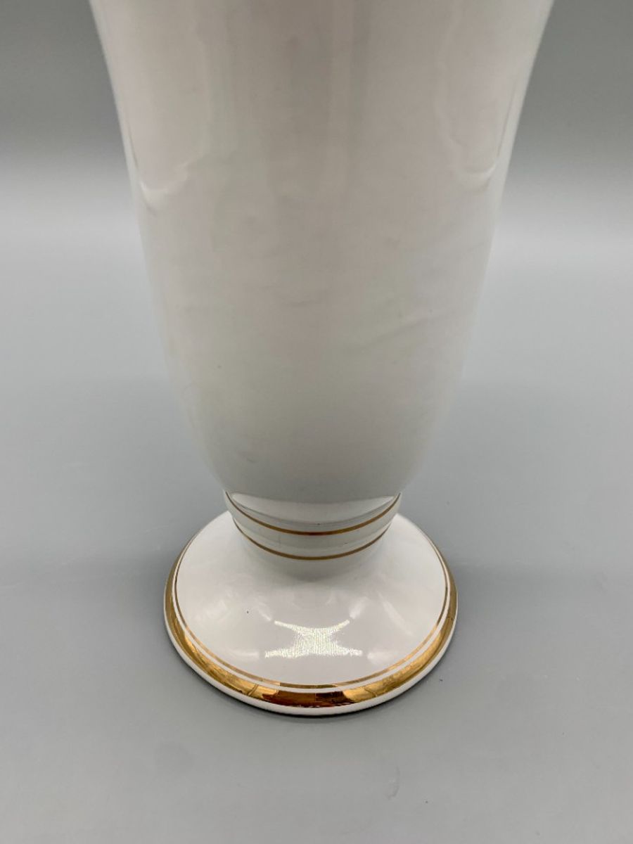 Prachtig Vaasje Delft Wit/goud image 5