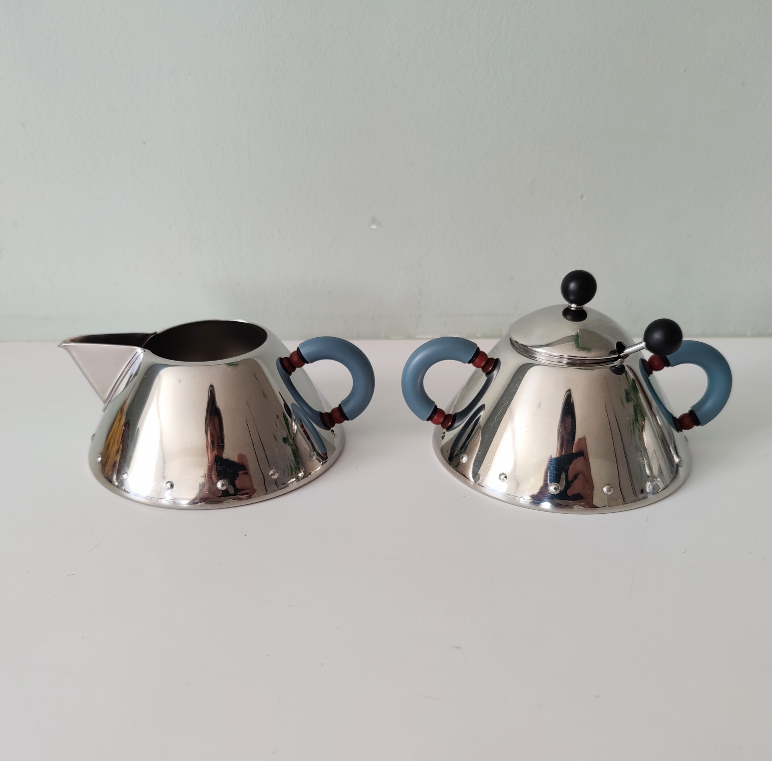 Alessi Set Van Melkkan & Suikerpot, Door Michael Graves image 2