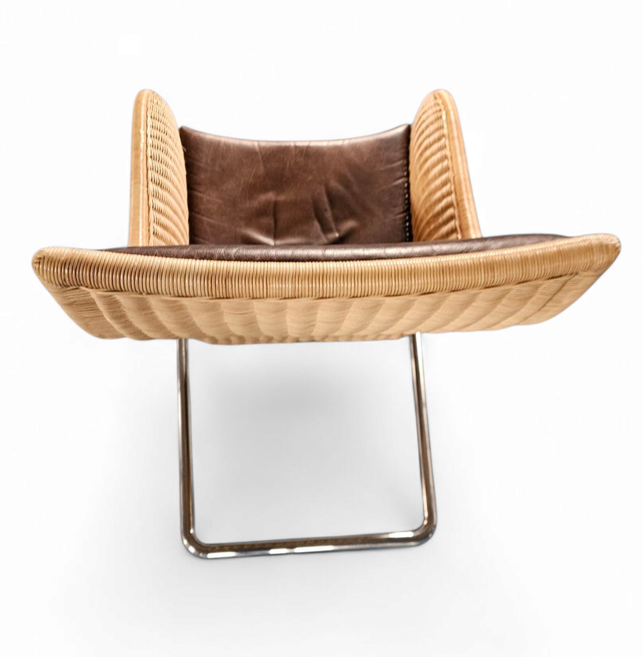 2 X Weighty Rattan Lounge Chair 1990s image 11