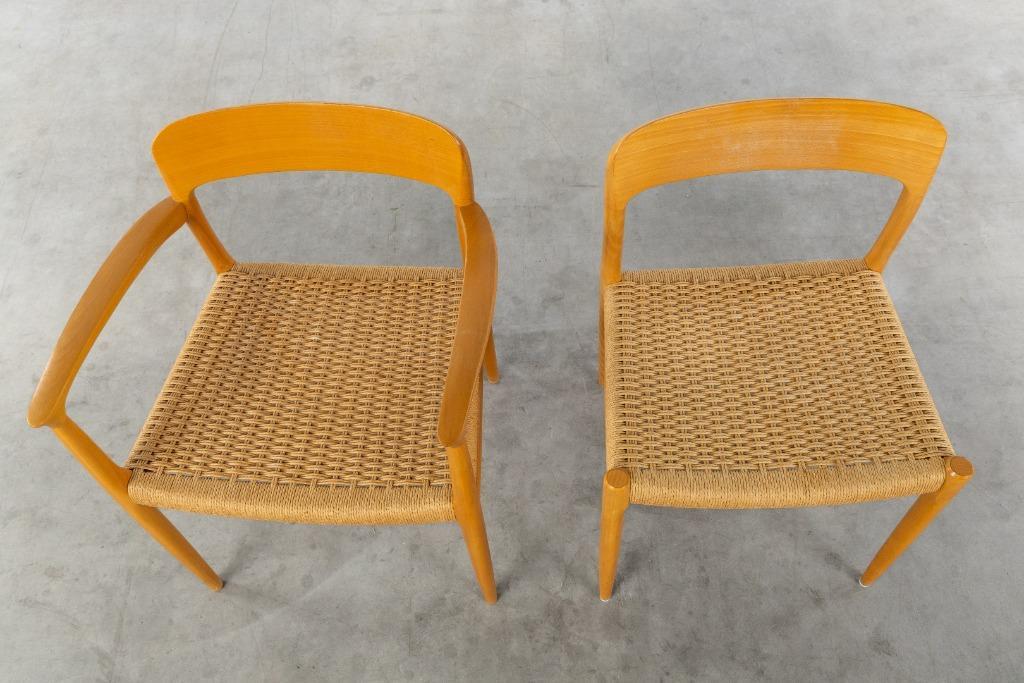 Set Van 8 Stoelen Niels Moller Voor Mollers Mobelfabrik image 18