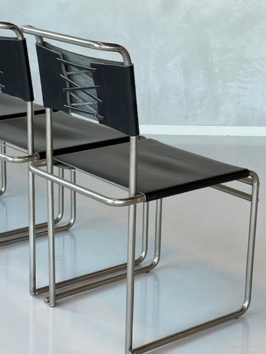 Tecta B40 Eetkamerstoelen 6x Marcel Breuer Design Bauhaus image 5