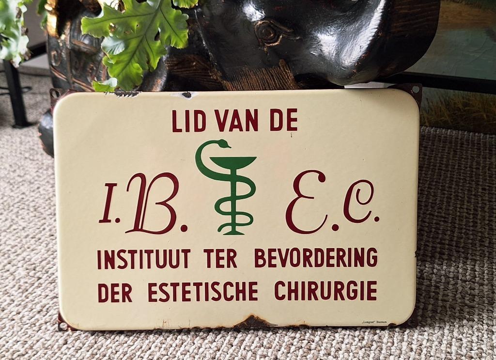 Emaille Bord Estetische Chirurgie, Langcat Bussum. image 6