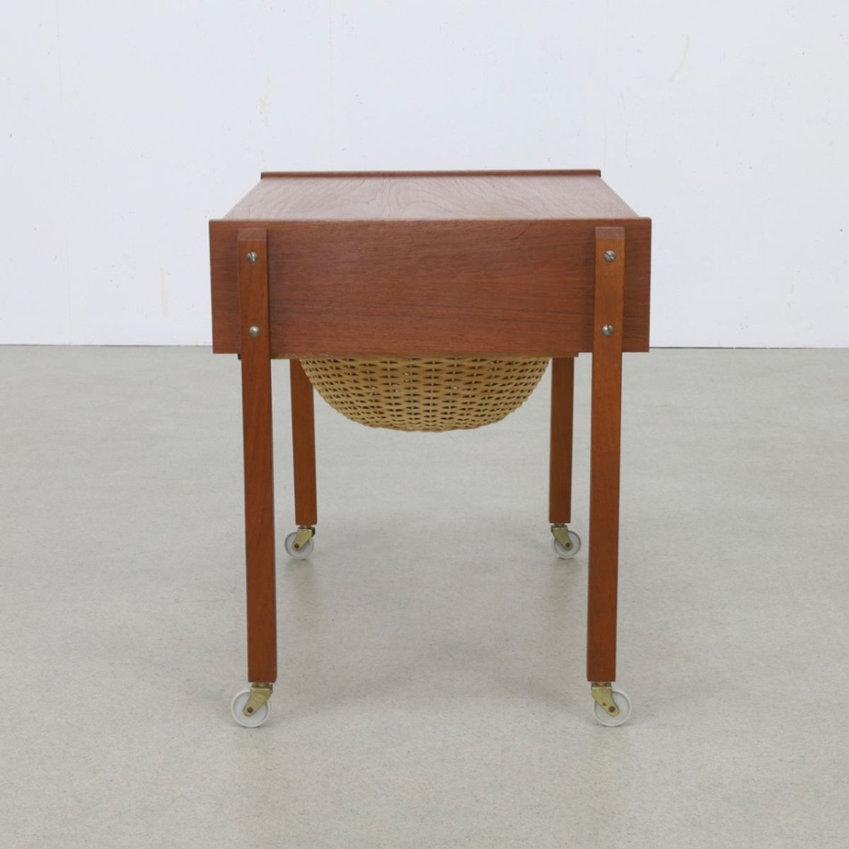 Vintage Naaitafel Bijzettafel Met Lade, 1960s image 6