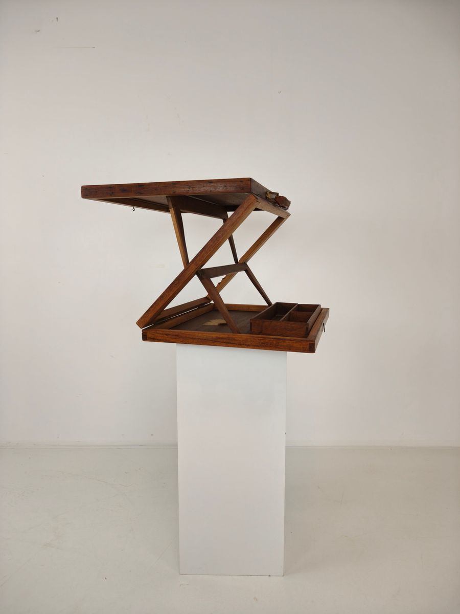 Antieke Draagbare Lessenaarkast – Circa 1920 image 15