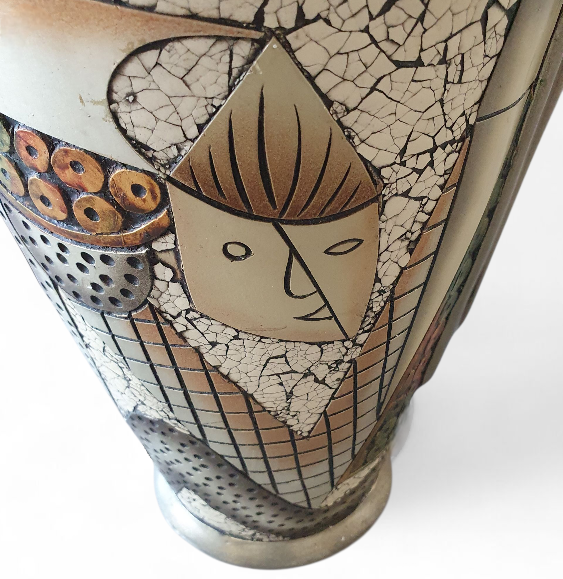 Alexander Kalifano / Modern Impressionist Art Vase Lamps / Circa 1980s image 14