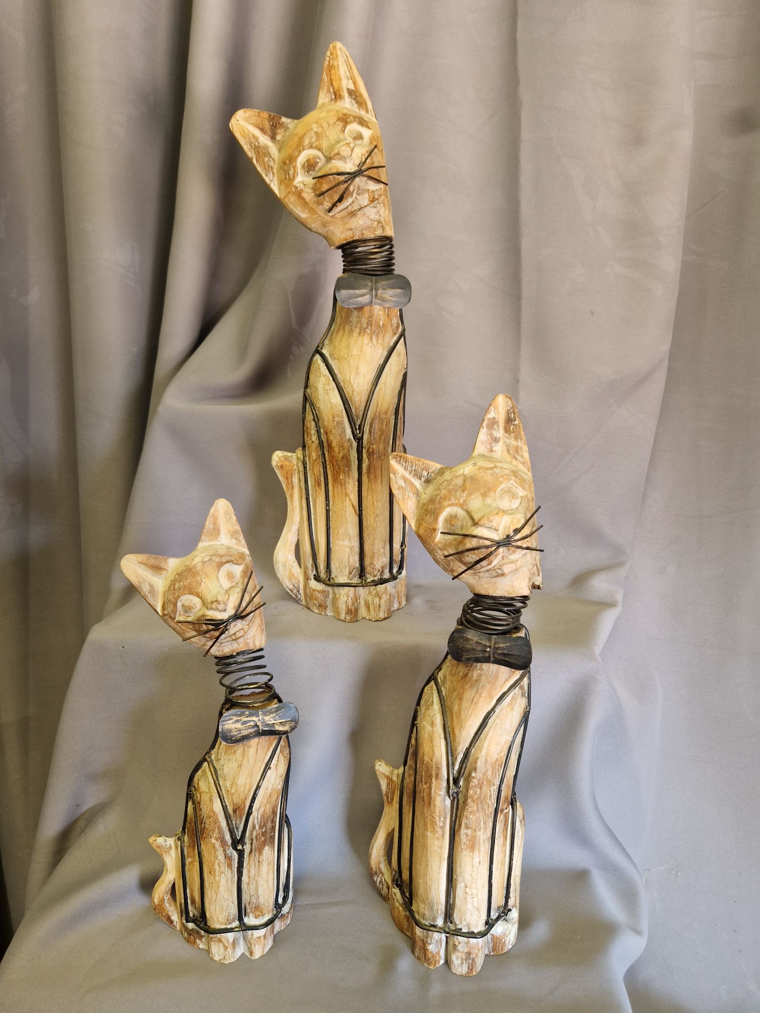 3 Houten Poezen image 2