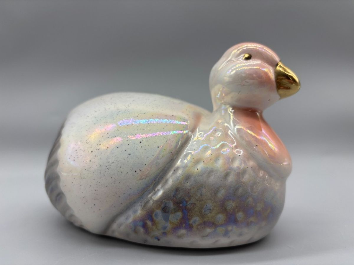 Art Deco Watervogel Porselein Parelmoerglans image 3