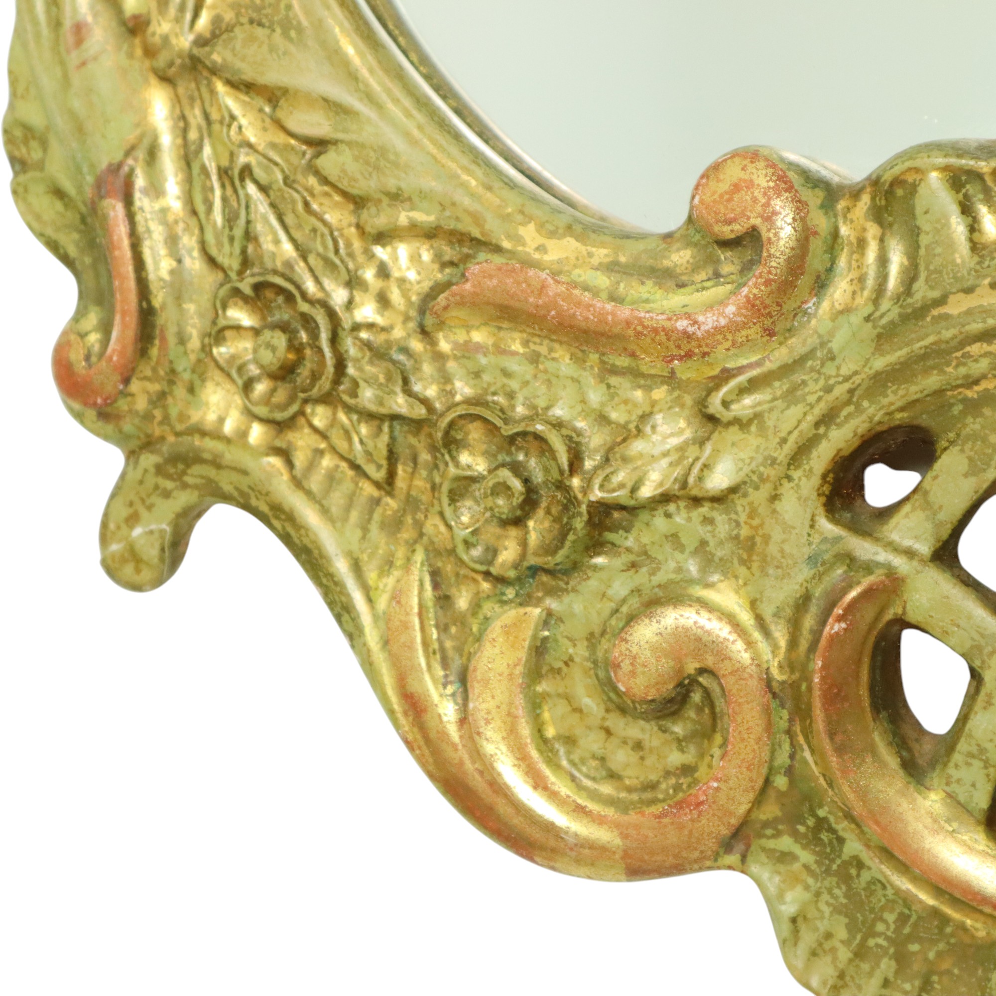Grote Zweedse Spiegel Bladgoud Verguld Klassiek Rococo Stijl 119cm image 14