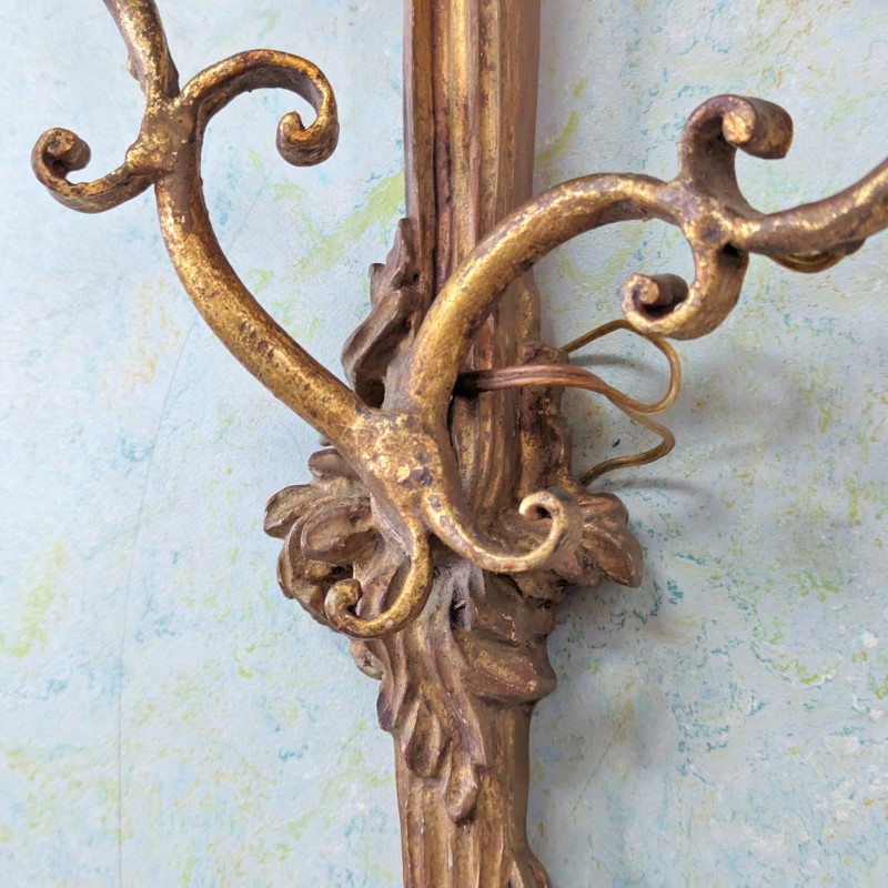 Antieke Wandlampen -Lodewijk Xv – Rococo Stijl - Mn47 image 6