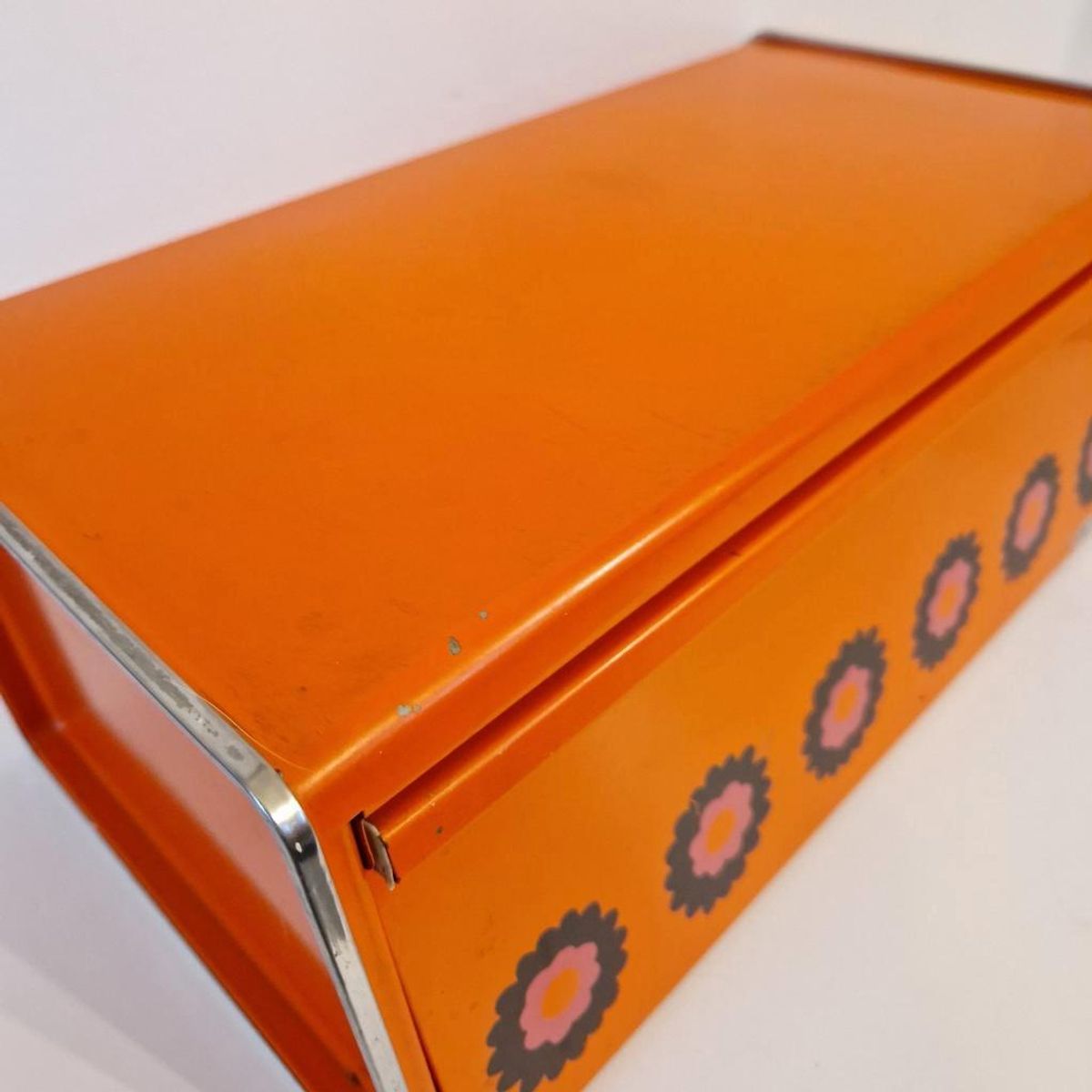 Oranje Brabantia Broodtrommel Vintage Broodbak Kastje image 2