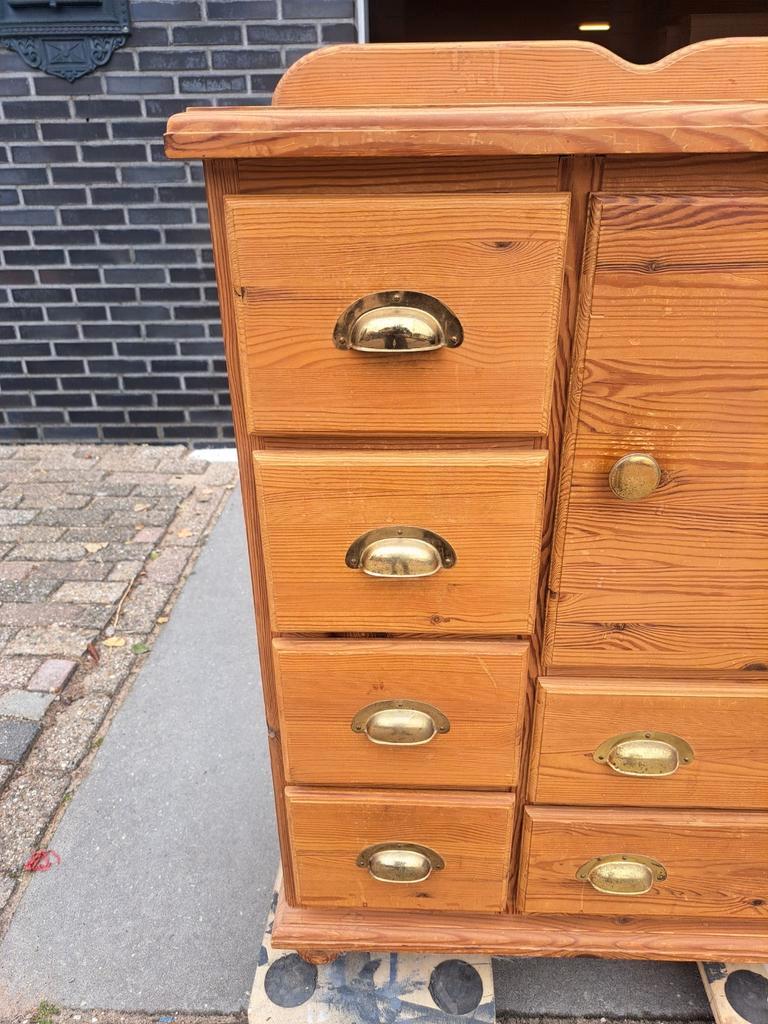 Hand Gemaakte Grenen Ladekast image 6