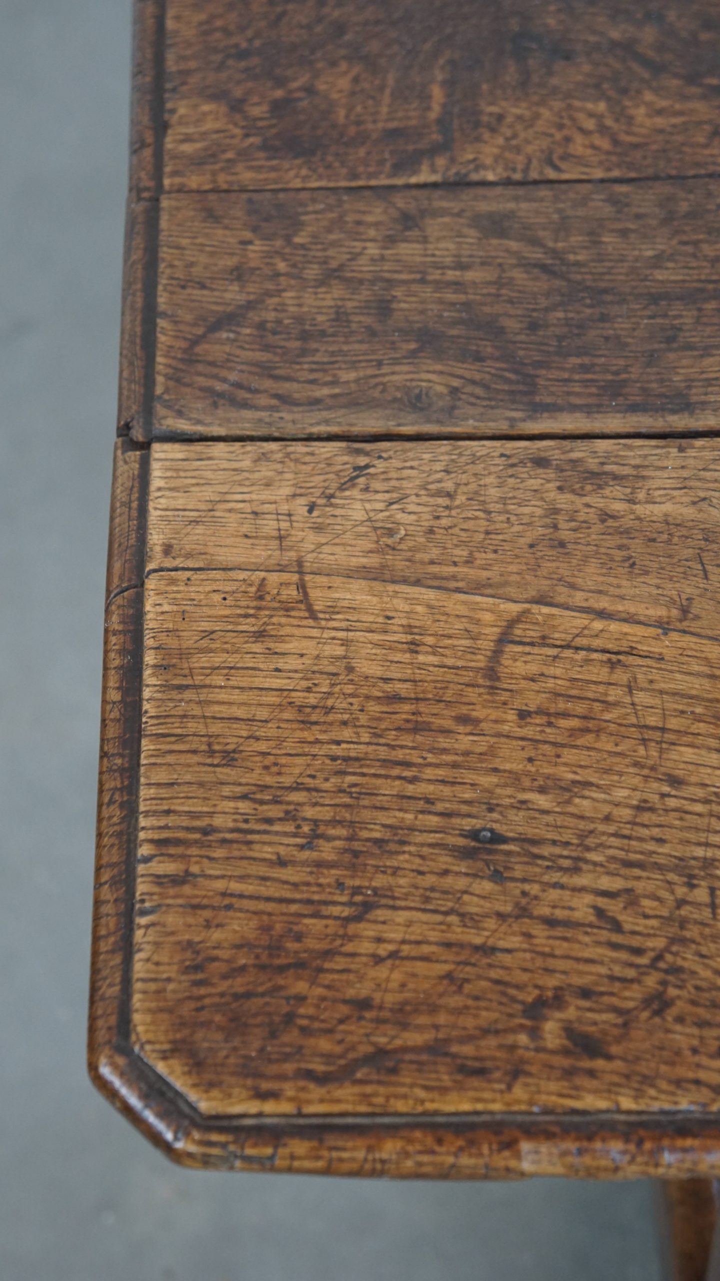 Zeldzame En Originele Antieke Engelse Eikenhouten Bijzettafel/ Center Table Uit Eind 18e Eeuw image 9