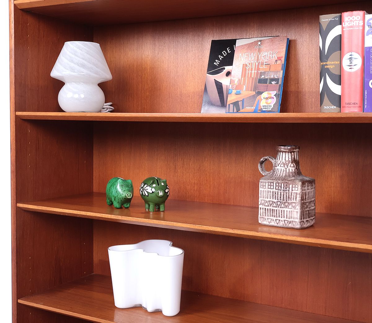 Teak Houten Boekenkast, 1960s image 5
