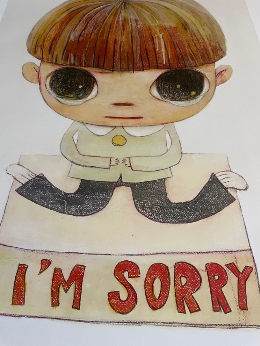Yoshimoto Nara, I'a Sorry (detail), 2007, image 5