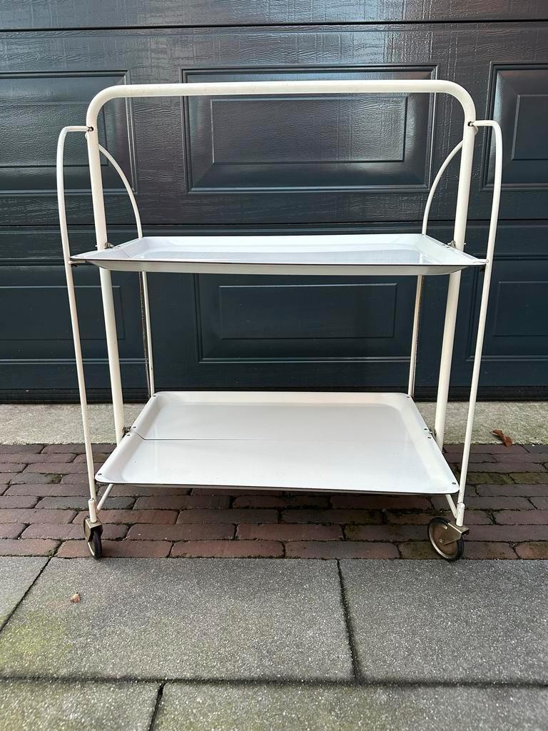 Vintage Italiaanse Trolley - Bijzettafel image 9