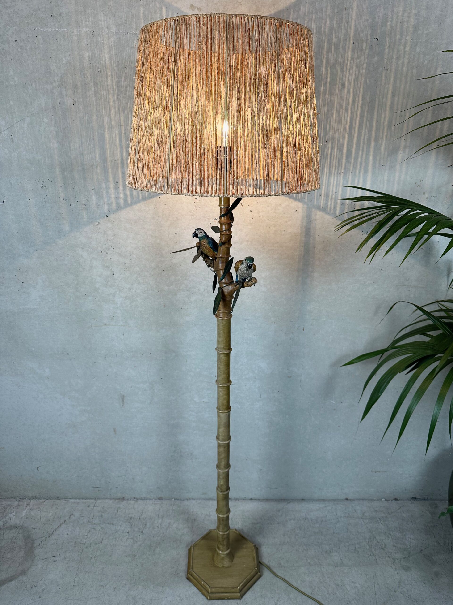Vintage ‘botanical’ Vloerlamp image 2