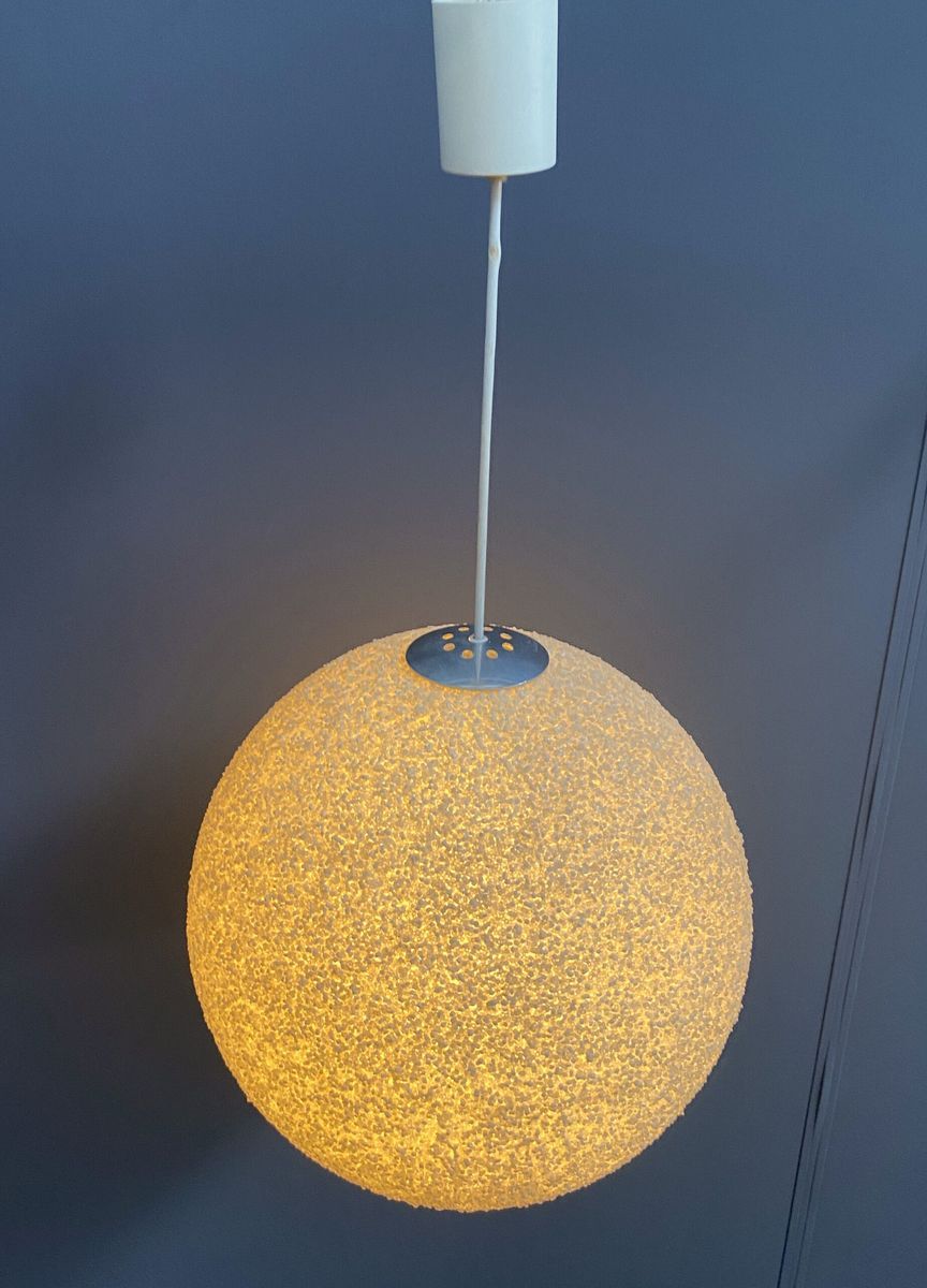 Sugar Ball Lamp In Yellow By John And Sylvia Reid For Rotaflex 1960s image 6
