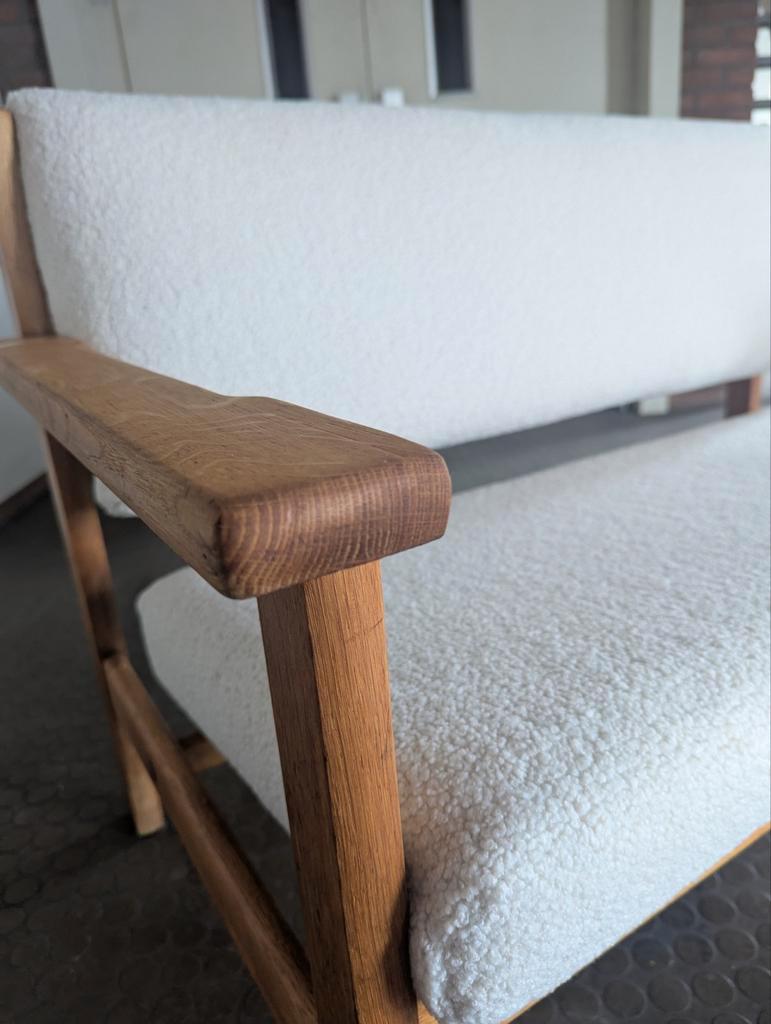 Deense Design 2-zits Bank & Fauteuil Hans Wegner Voor Getama image 15