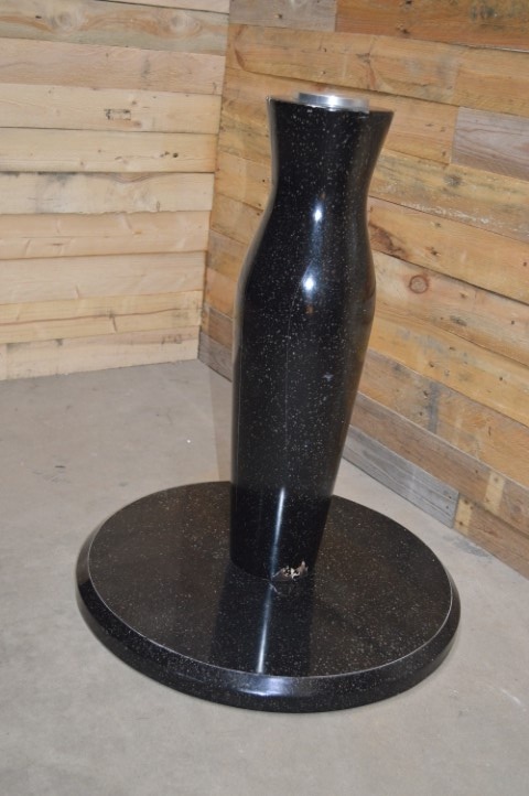 Tweedehands Tafelpoot Van Hout En Mdf image 3