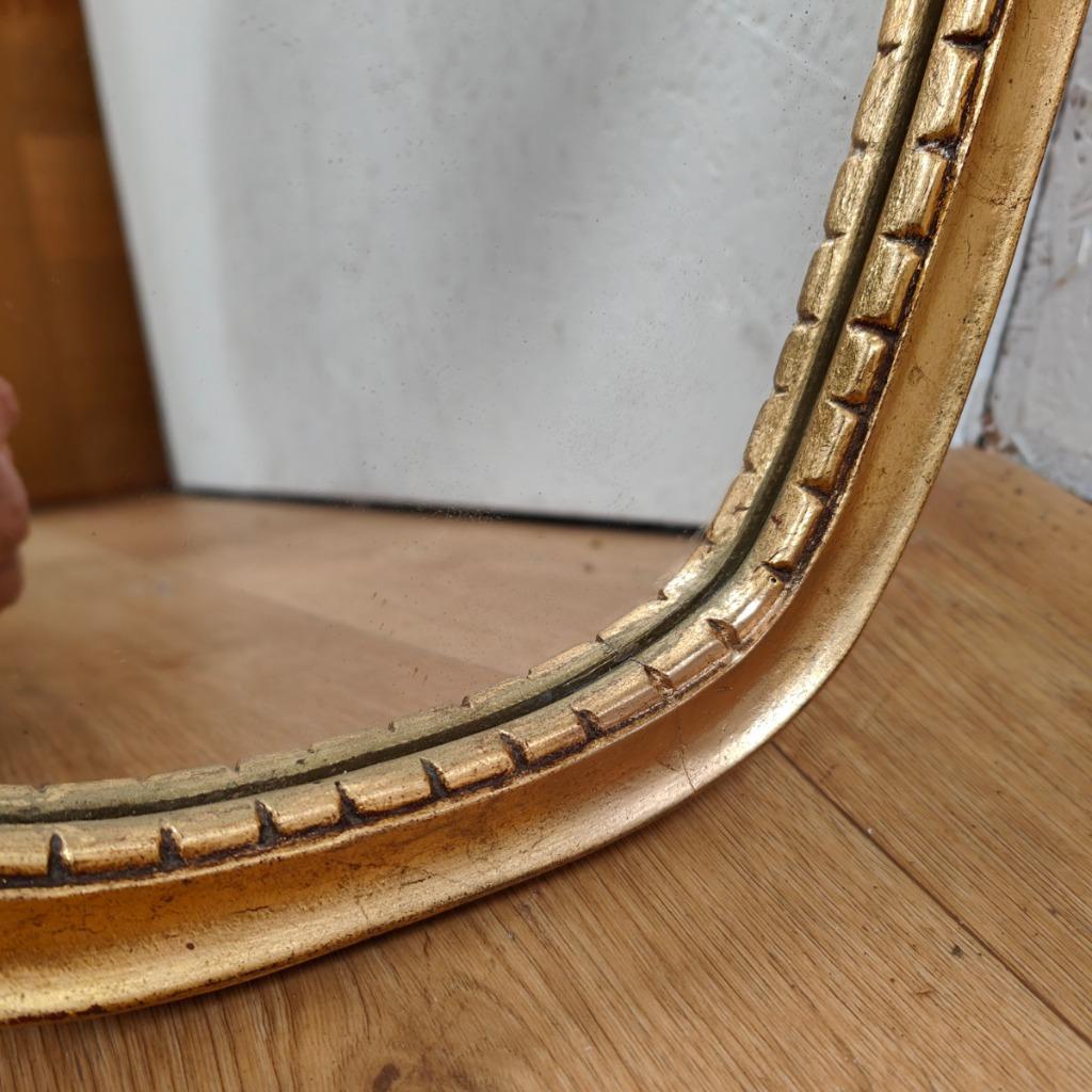 Vintage Brocante Rococo Barok Goudkleurige Spiegel Schouwspiegel 312 image 12