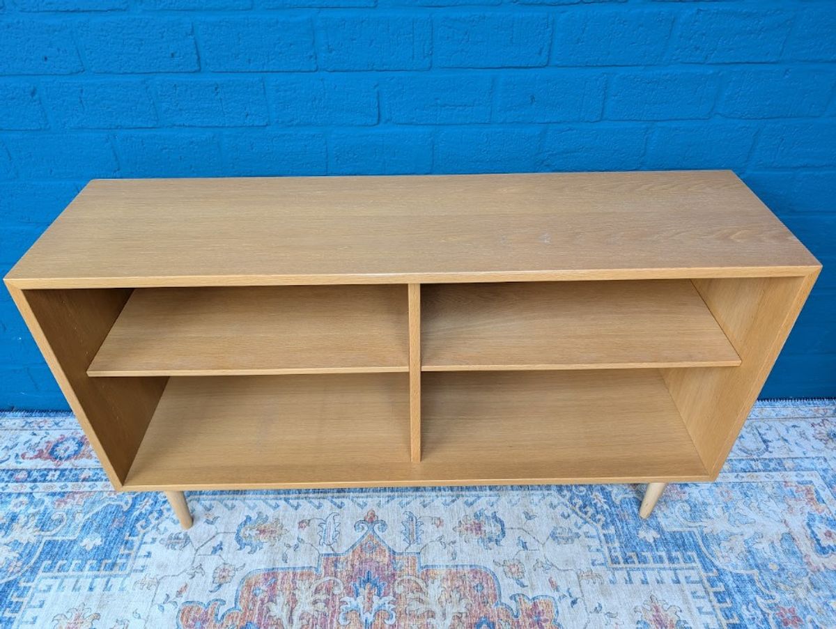 Midcentury Eiken Lage Boekenkast, Borge Mogensen image 2