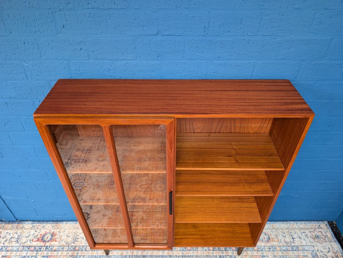 Vintage Vitrinekast, Jaren 60, Deens Design Van Ib Kofod Larsen image 5