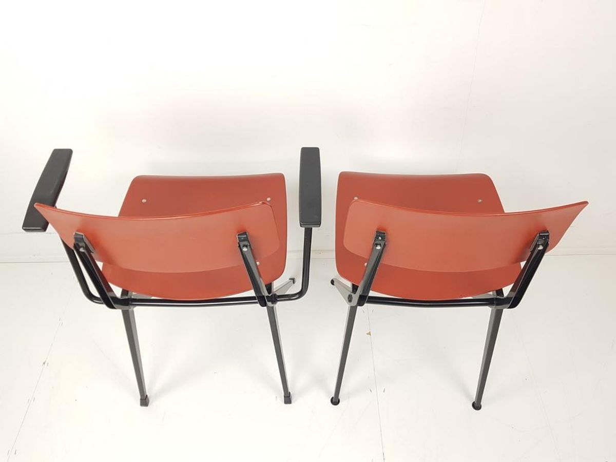 2 Marko Stoelen Model S201 Setprijs | Armleuning Ossenbloed image 6